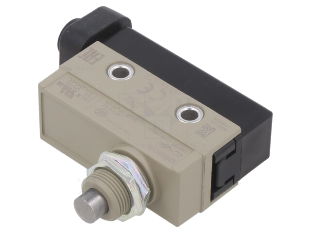 Eindschakelaar; pin Ø7,8mm; SPDT; 10A; max.250VAC; max.250VDC Eindschakelaar; pin Ø7,8mm; SPDT; 10A; max.250VAC; max.250VDC
